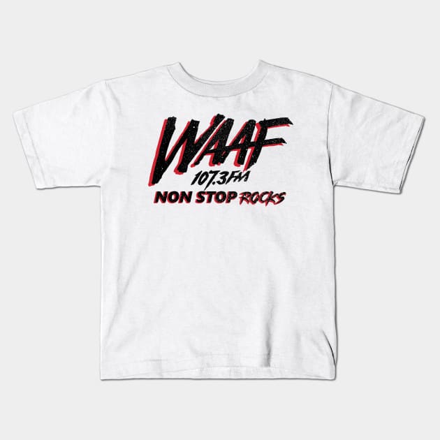 waaf radio Kids T-Shirt by Amberstore